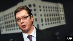 Serbia's Deputy Prime Minister Aleksandar Vucic