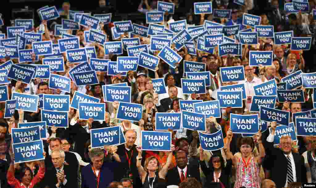 Nacionalna konvencija Demokratske stranke, Charlotte, 6. septembar 2012. Foto: REUTERS / Rick Wilking 