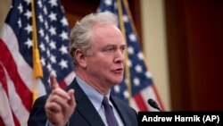 Democratic U.S. Senator Chris Van Hollen says he was barred by the Indian government from visiting Kashmir.