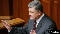 Presidenti i Ukrainës, Petro Poroshenko.