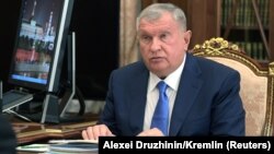 Игорь Сечин у Владимира Путина. 1 апреля 2019 года 