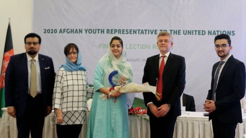 ښکلا ځدران نماینده جدید جوانان افغانستان در ملل متحد شد