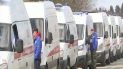 Ambulance Traffic Jams At Moscow Hospitals As COVID-19 Cases Surge