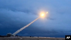 Запуск новой российской межконтинентальной баллистической ракеты. 1 марта 2018 года