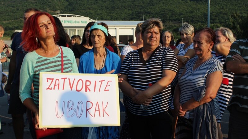 Mostar: Ponovo protest pred deponijom