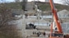 Работы на Большой Митридатской лестнице в Керчи, конец мая 2020 года