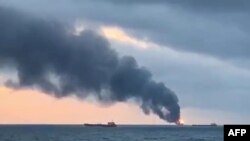 Пожар на судне в Черном море, 21 января 2019 г