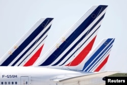 Самолеты авиакомпании Air France в аэропорту "Париж-Шарль де Голль"