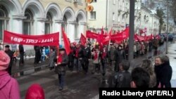 Первомайская демонстрация в Ангарске