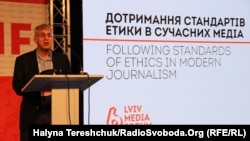 Том Кент на Львівському медіафорумі, 17 травня 2018 року