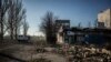 Разрушенные дома в Красногоровке. 2016 год