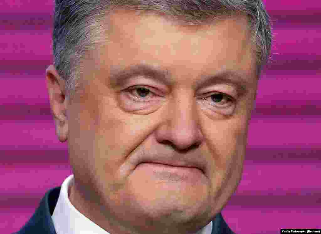 Ukrainian President Petro Poroshenko delivers a concession speech after exit polls showed him set to lose the April 21 presidential runoff vote. He congratulated challenger Volodymyr Zelenskiy on his victory and promised not to leave politics.