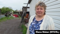 Жительница села Кокпекты Татьяна Кузнецова, пострадавшая в результате наводнения при прорыве Кокпектинской дамбы.