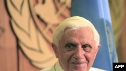 Pope Benedict also appealed for an end to child abuse