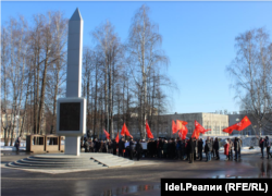 На митинге в Йошкар-Оле. 22 февраля