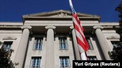 U.S. Justice Department building is seen in Washington. FILE PHOTO