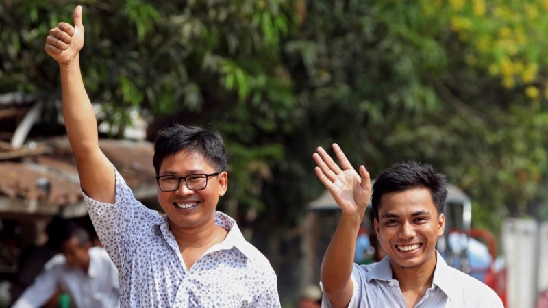 Mjanmar oslobodio novinare Rojtersa