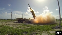 U.S. authorities said it was the 15th successful intercept in as many tests for THAAD system. (file photo)