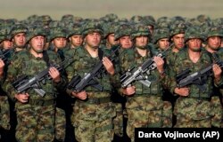 Учения сербской армии в Батайнице. Фото 2017 года
