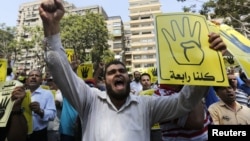 مظاهرة موالية للرئيس المعزول محمد مرسي