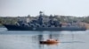 Ռուսաստանի Սևծովյան նավատորմի «Մոսկվա» հրթիռային հածանավը, արխիվ 