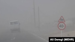 Sistan and Baluchistan province; dust storm.