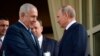 The downing of a Russian plane in Syria is a source of potential discord between Israel and Moscow. Pictured: Israeli Prime Minister Benjamin Netanyahu (left) and Russian President Vladimir Putin (file photo).