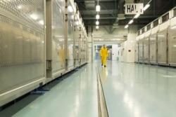 A view of the interior of the Fordo (Fordow) Uranium Conversion Facility in Qom, November 6, 2019