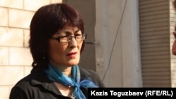 Председатель организации «Ар. Рух. Хақ» Бахытжан Торегожина. Алматы, 26 марта 2013 года. 
