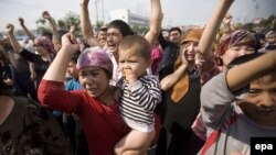 راهپیمایی ایغورها در چین