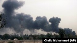 Dim iznad Zelene zone u Bagdadu, arhivska fotografija