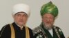 Ravil Gainutdin (left), chief mufti of Russia's Central Spiritual Board of Muslims, with Talgat Tajuddin in March 2009