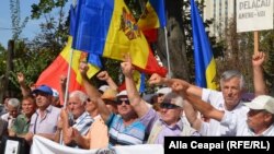 Protest antiguvernamental la Chişinău