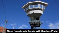 Вышка тюрьмы Леопольдов - самой большой в Словакии 