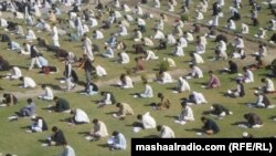 په جلال اباد کې د کانکور آزموینې یو عکس 