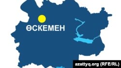 Шығыс Қазақстан облысының аумақтық картасы (Көрнекі сурет).