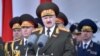Аляксандар Лукашэнка на парадзе 9 траўня
