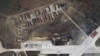 Військовий аеродром біля села Новофедорівка поблизу міста Саки в окупованому Криму після вибухів 9 серпня. Супутниковий знімок Planet Labs від 10 серпня 2022 року
