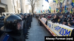 "Евромайдан" у Верховной Рады в Киеве (3 декабря 2013 года)