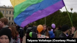 Акция ЛГБТ-сообщества в Петербурге
