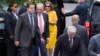 Congressional leaders depart after a meeting with President Donald Trump about Iran at the White House, Thursday, June 20, 2019