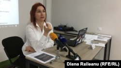 Ana Revenco, directorarea executivă a organizației „La Strada” (foto arhivă, 2018)