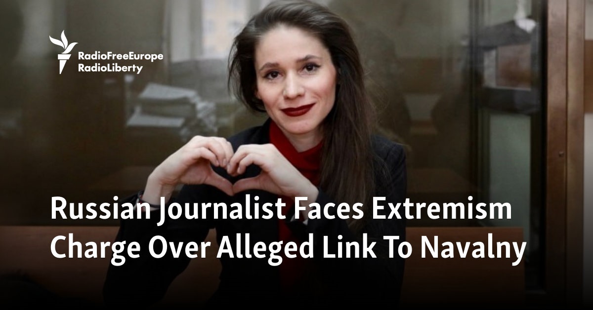 Russian Journalist Faces Extremism Charge Over Alleged Link To Navalny