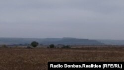 Террикон в луганских степях неподалеку от оккупированного города