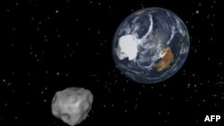 Жерге жакын өткөн 2012DA14 астероиди.