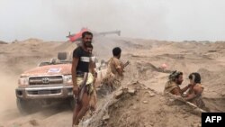شماری از نیروهای حامی دولت یمن