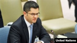 Vuk Jeremić u sedištu UN-a