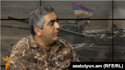 Armenia -- Defense Ministry spokesman Artsrun Hovannisian hosted in Azatutyun TV studio, Yerevan, 05Jun2016