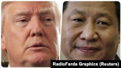 Președinții Donald Trump și Xi Jinping 