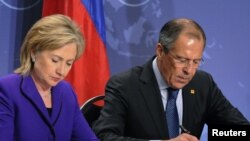 Russian Foreign Minister Sergei Lavrov is scheduled to meet with U.S. President Barack Obama and Secretary of State Hillary Clinton in Washington. 